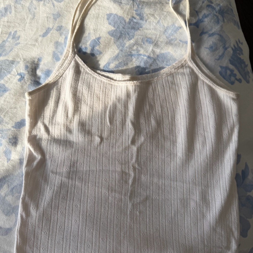 Cream Tank Top brandy Melville